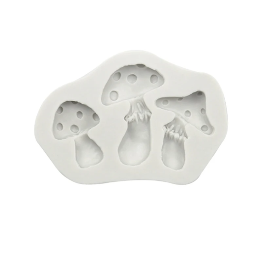 Mushroom Fondant & Gum Paste Silicone Mold – 3 Designs