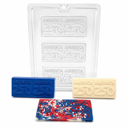 America 250th Chocolate Bar Mold
