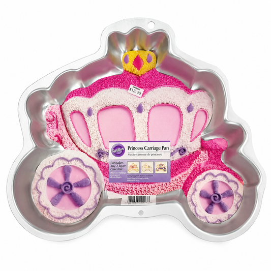 Wilton Princess Carriage Cake Pan New w/ Insert Cinderella Aluminum Vintage