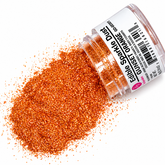 Edible Sparkle Dust Sunset Orange .25 Oz