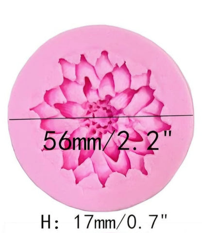 Dahlia Flower Silicone Mold