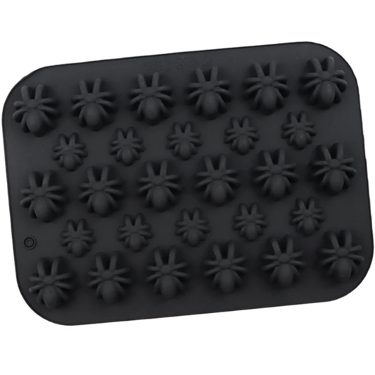 Large & Small Spider Silicone Chocolate & Gummy Mold | 28 Cavity