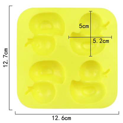 Rubber Duck Silicone Chocolate Mold – 4 Cavity