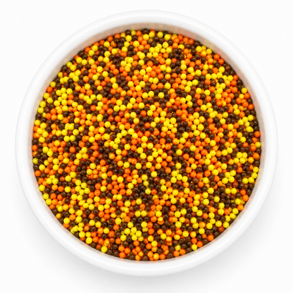 Fall Dot Cake Sprinkles Autumn Colors Nonpareils