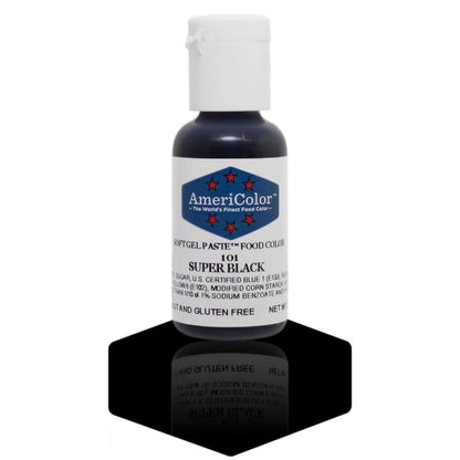 Americolor Soft Gel Paste Food Coloring .75 Super Black