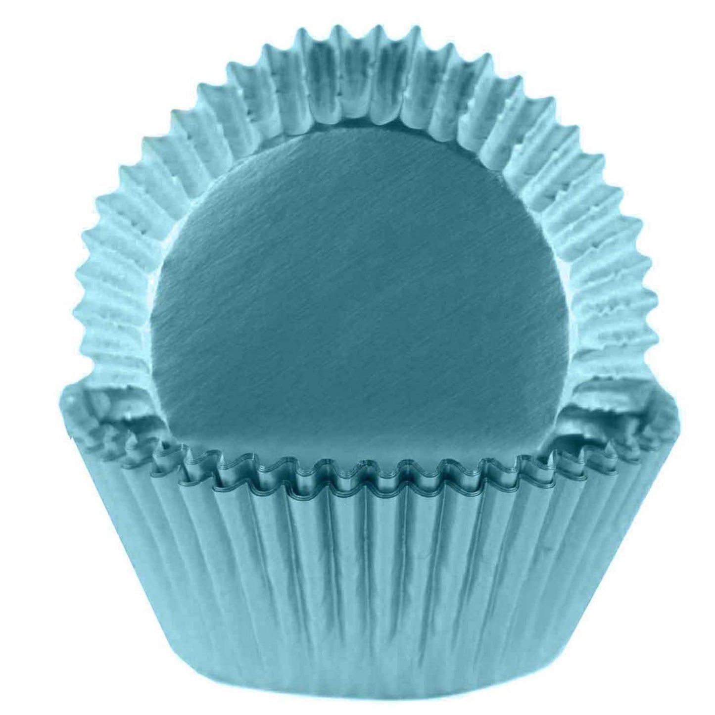 Light Blue Foil Cupcake Wrappers 100 Count