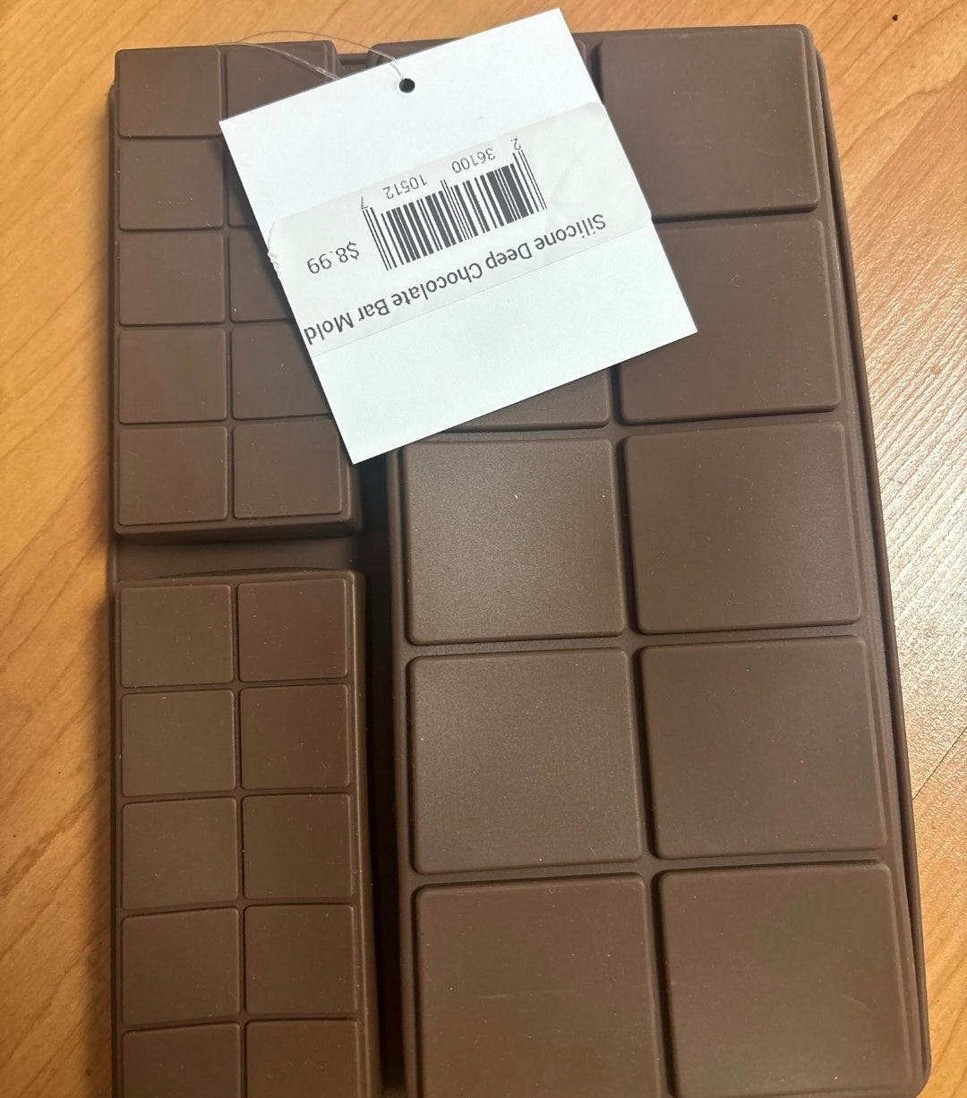 Silicone Chocolate Bar Mold – Large & Mini Break-Apart Candy Bar Mold Set