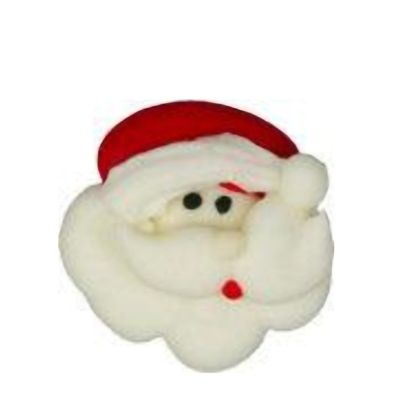 Edible Decorations Mini Santa Face 10 Count