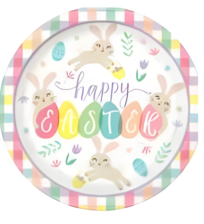 Easter Friends Round Dinner Plates 9in 12ct