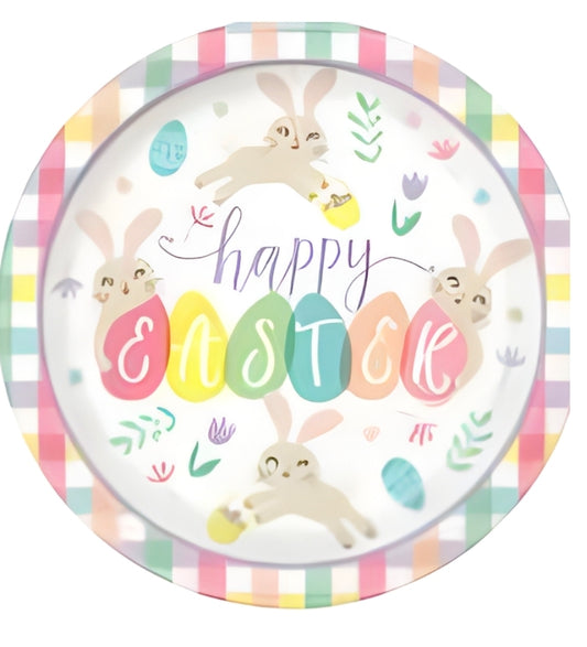 Easter Friends Round Dinner Plates 9in 12ct