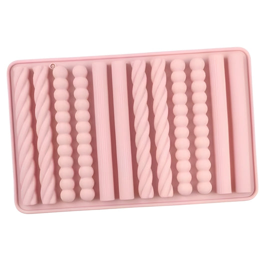 Rope and Licorice Mold 12 Cavity