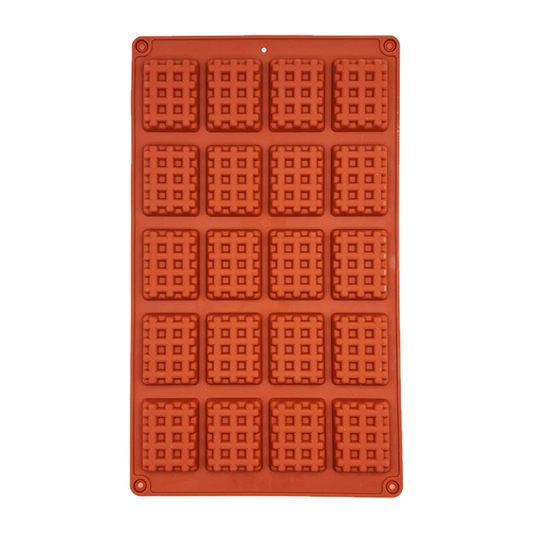 Waffle Square Silicone Chocolate Mold