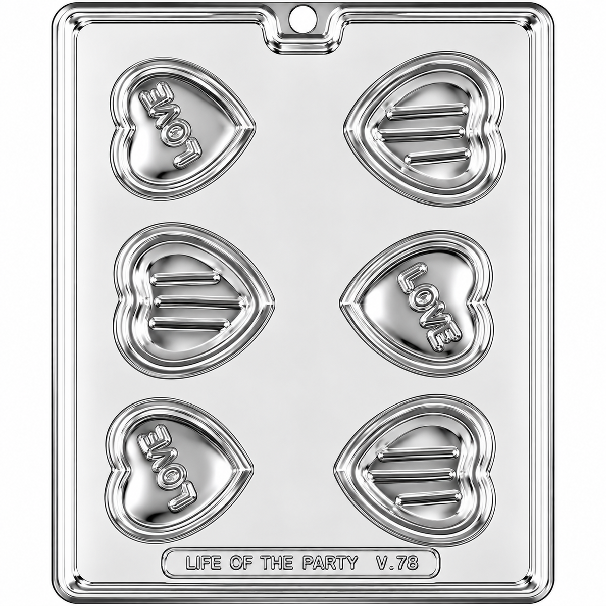 Life of the Party Small Love Heart Pour Box Mold