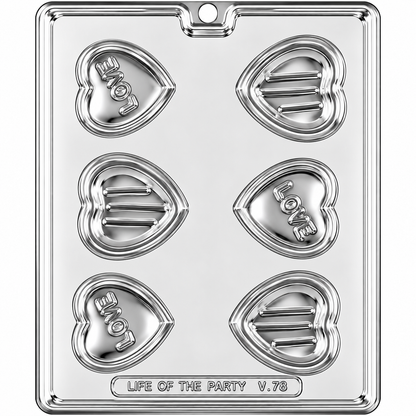 Life of the Party Small Love Heart Pour Box Mold