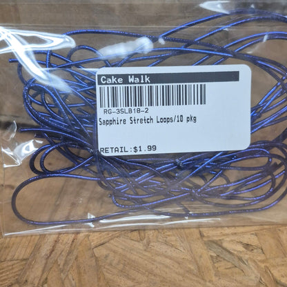 Sapphire Stretch Loops 10pk