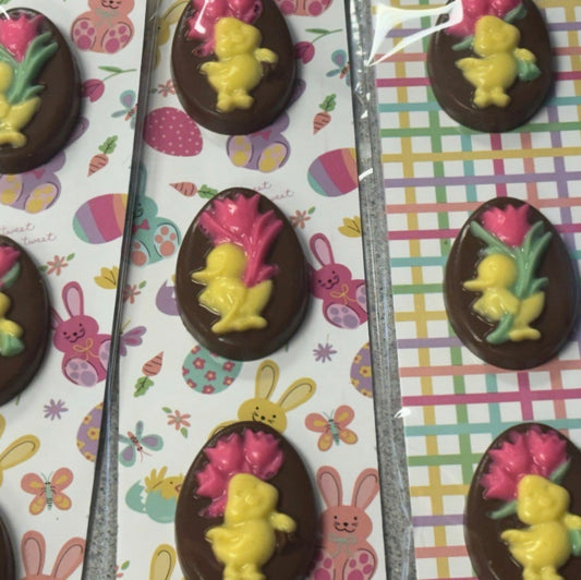Easter Merckens Chocolate On Backer