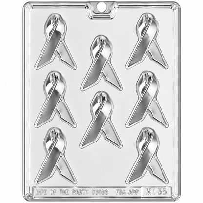 Awareness Ribbon Chocolate Mold – Breast Cancer Support & Fundraising