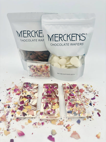 Floral Chocolate Bark DIY Kit with Freeze Dried Edible Flowers