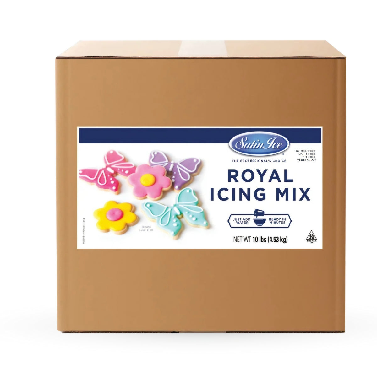 Satin Ice Royal Icing Mix – 10 lb Bulk Box | Cookie Decorating Icing