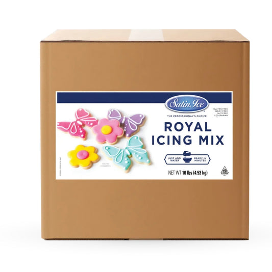 Satin Ice Royal Icing Mix – 10 lb Bulk Box | Cookie Decorating Icing
