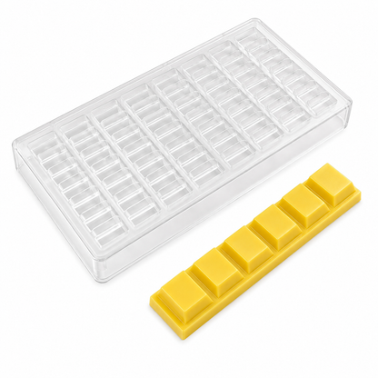 Break-Apart Chocolate Bar Candy Mold – 5 Cavity