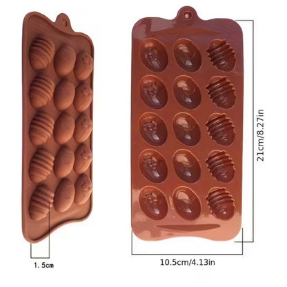 Easter Egg Bite Size Silicone Chocolate Mold