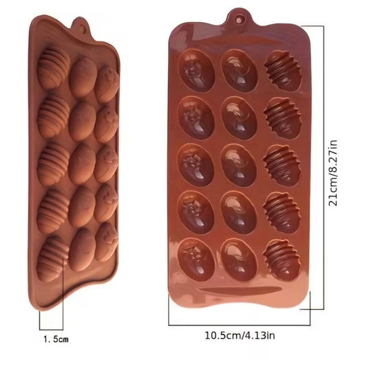 Easter Egg Bite Size Silicone Chocolate Mold