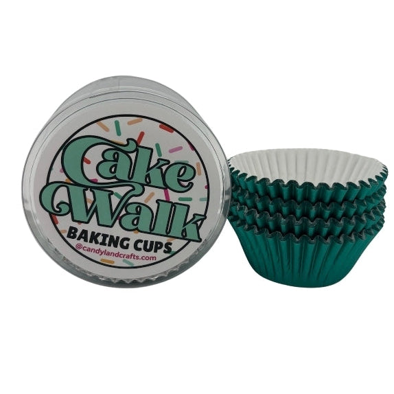 Dark Green Foil Cupcake Wrappers 100 Count