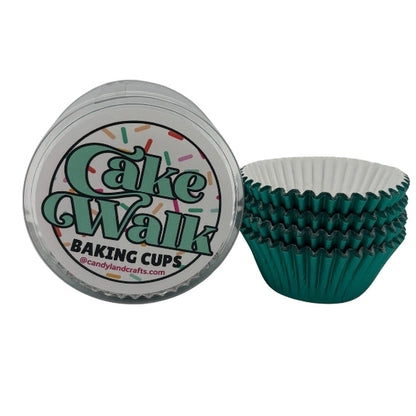 Dark Green Foil Cupcake Wrappers 100 Count