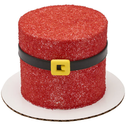 Edible Decorations Santa Belt Buckle 12 Count