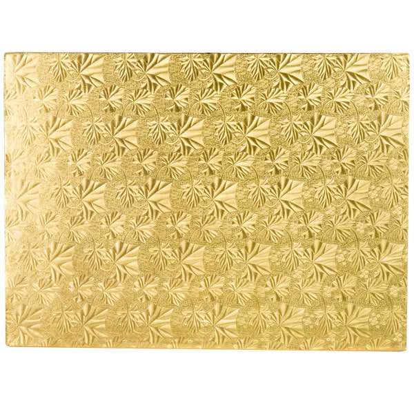 Half Sheet Cake Drum 1/4 Inch Thick Gold