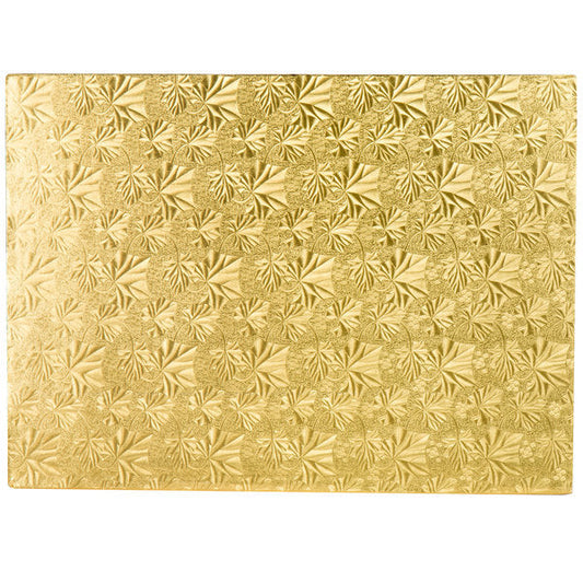 Half Sheet Cake Drum 1/4 Inch Thick Gold
