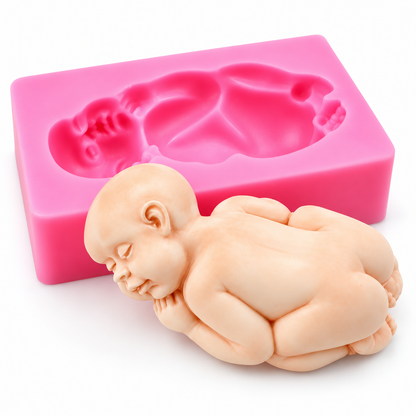 3D Baby Fondant & Gum Paste Silicone Mold – 1 Cavity