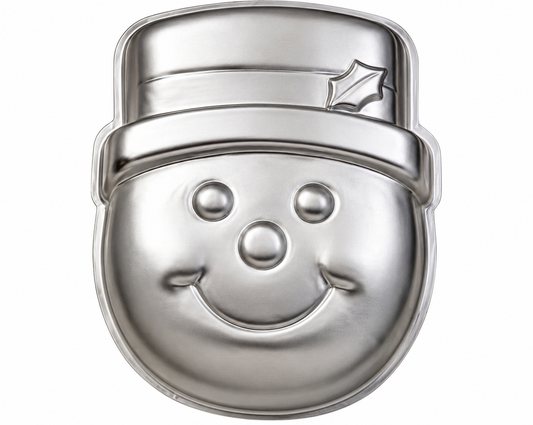 Wilton Snowman Head Christmas Cake Pan #2105-2083 Vintage 2002 New