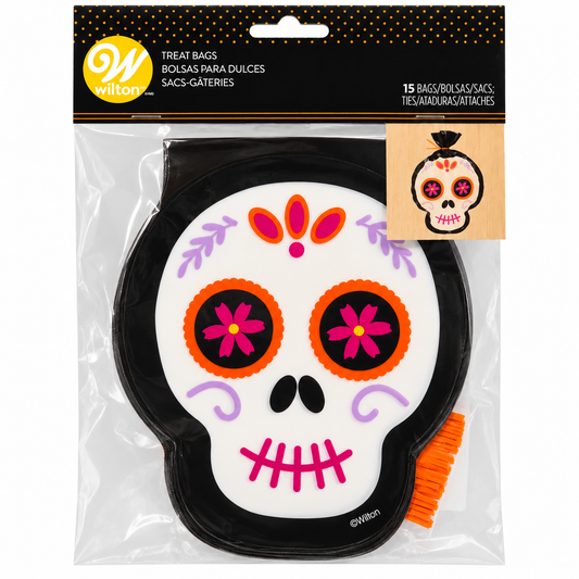 Wilton Halloween Skull Treat Bag