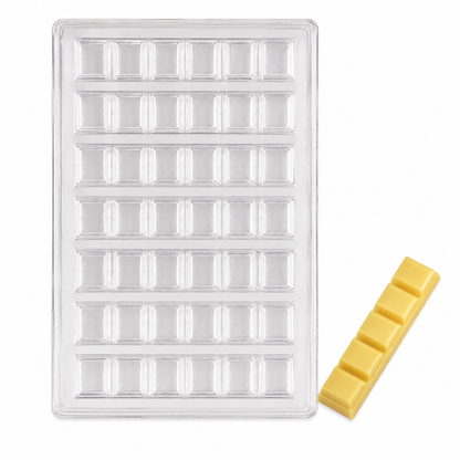 Break-Apart Chocolate Bar Candy Mold – 5 Cavity