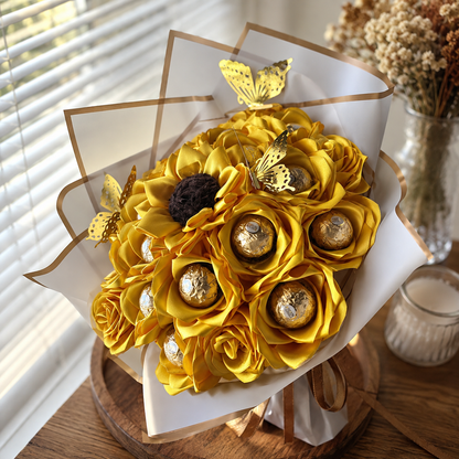 Chocolate Bouquet Candy Holder w/o Picks