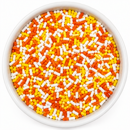 Candy Corn Sprinkle Mix - Orange Yellow & White Sprinkle Blend