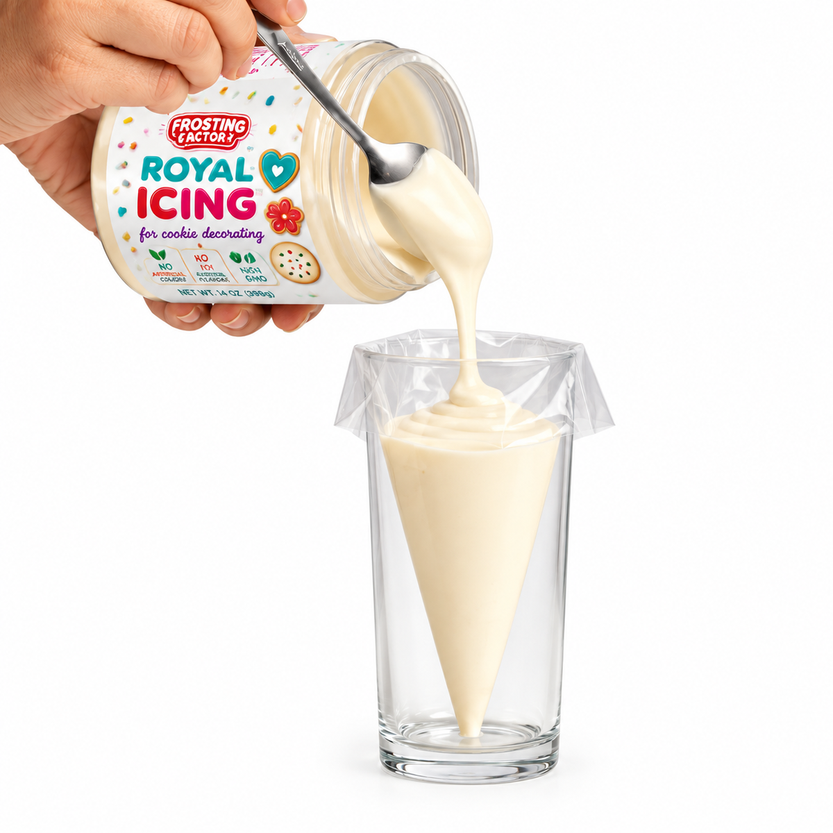 All Natural Cookie Icing by Frosting Factory 10 oz