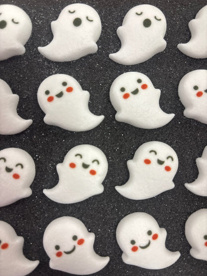 Cute Ghost Royal Icing Decorations - 6 Count