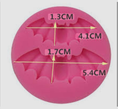 Halloween Bat Fondant Mold Silicone Cake Decorating & Candy Mold