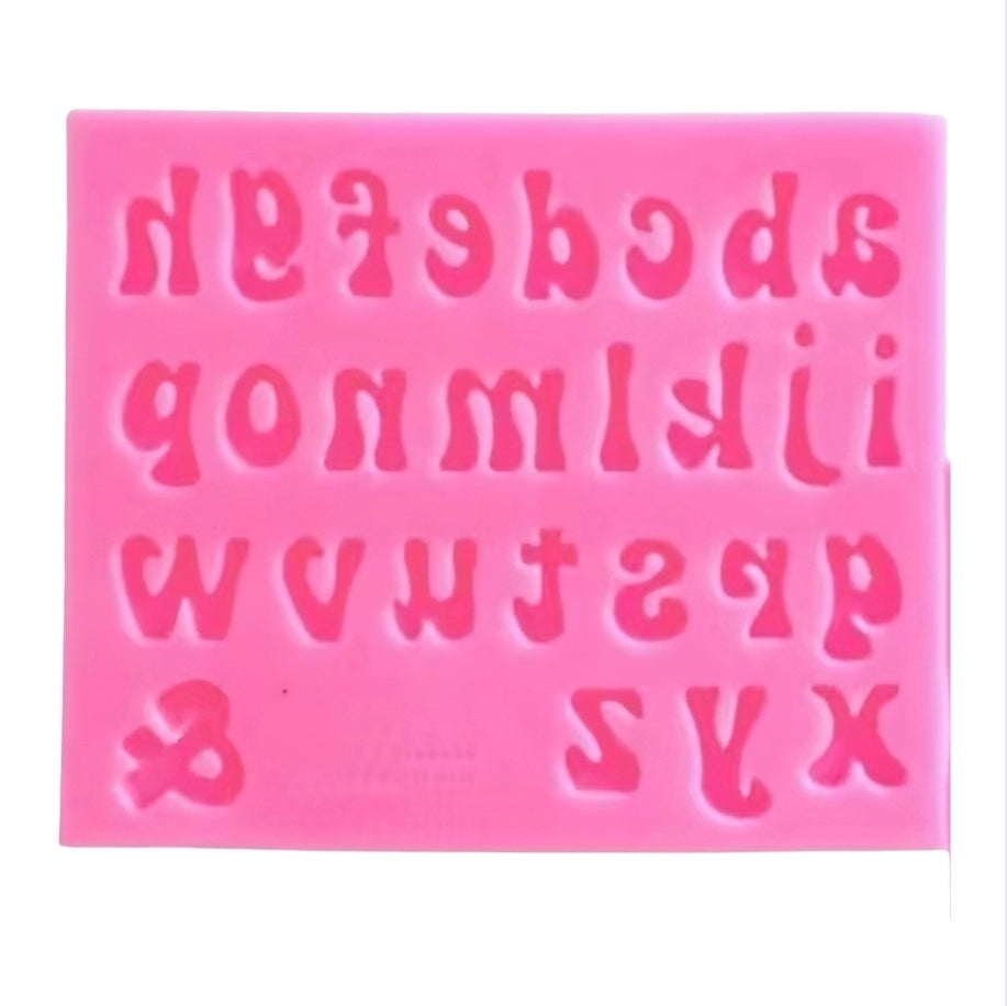 Fondant Lower Case Letter Mold