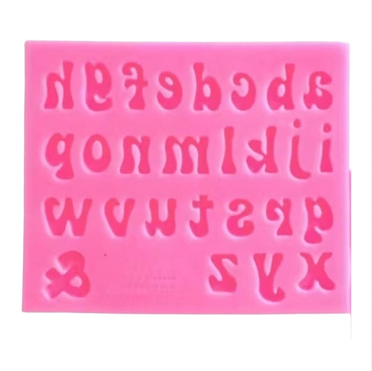 Fondant Lower Case Letter Mold