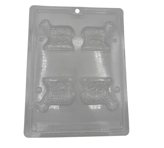 3D Standing Lamb Chocolate Mold – Easter Lamb Candy Mold