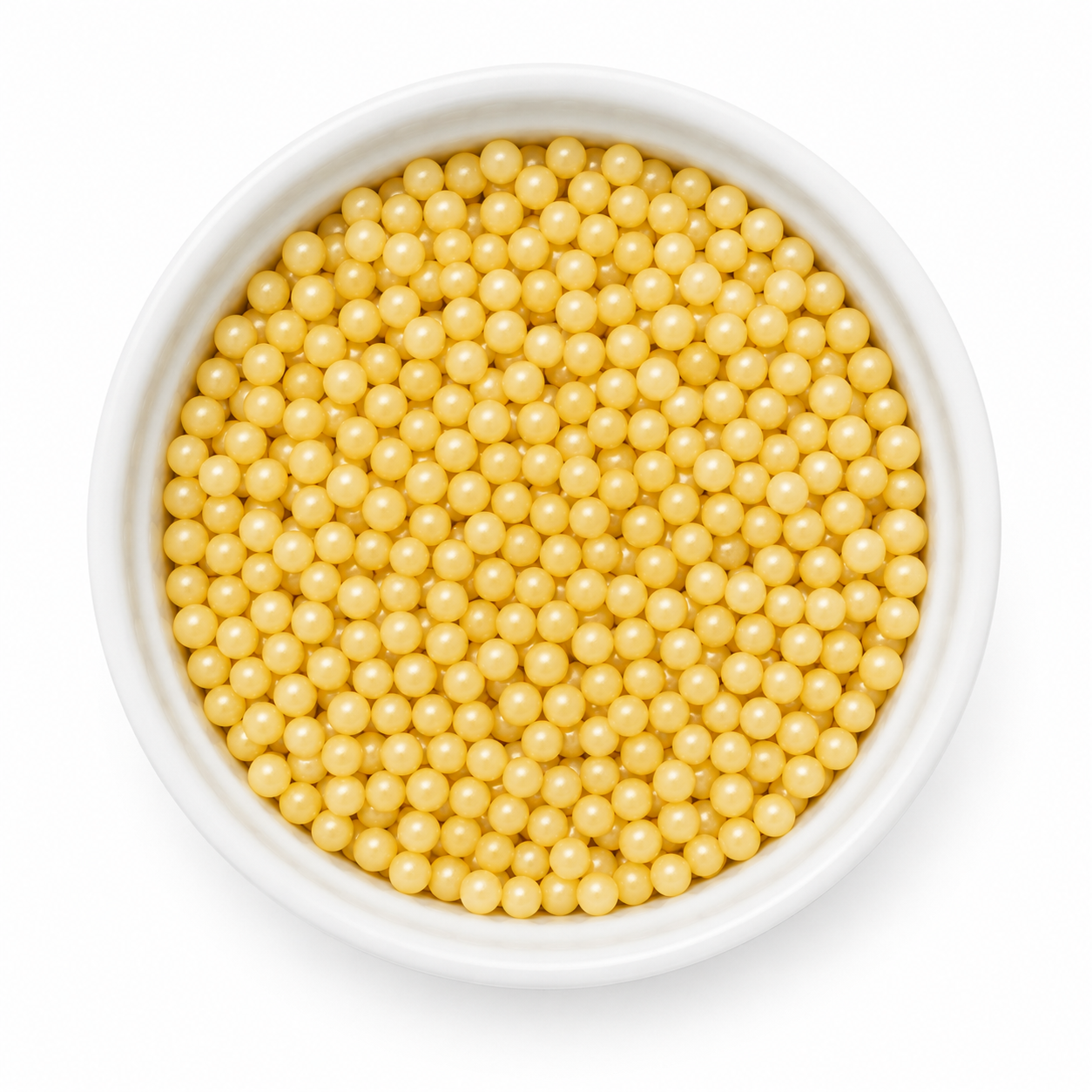 Candy Pearls 4mm 4oz Yellow