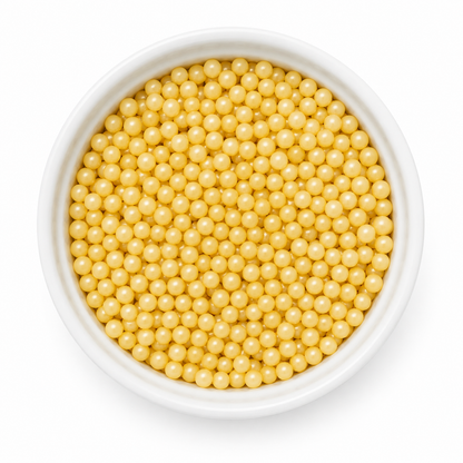 Candy Pearls 4mm 4oz Yellow