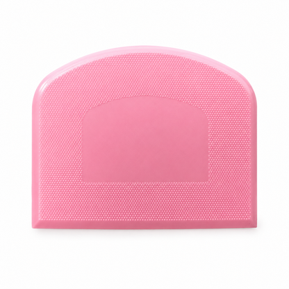 Pink Cake Scraper & Icing Smoother | Buttercream, Frosting & Cake Decorating Tool