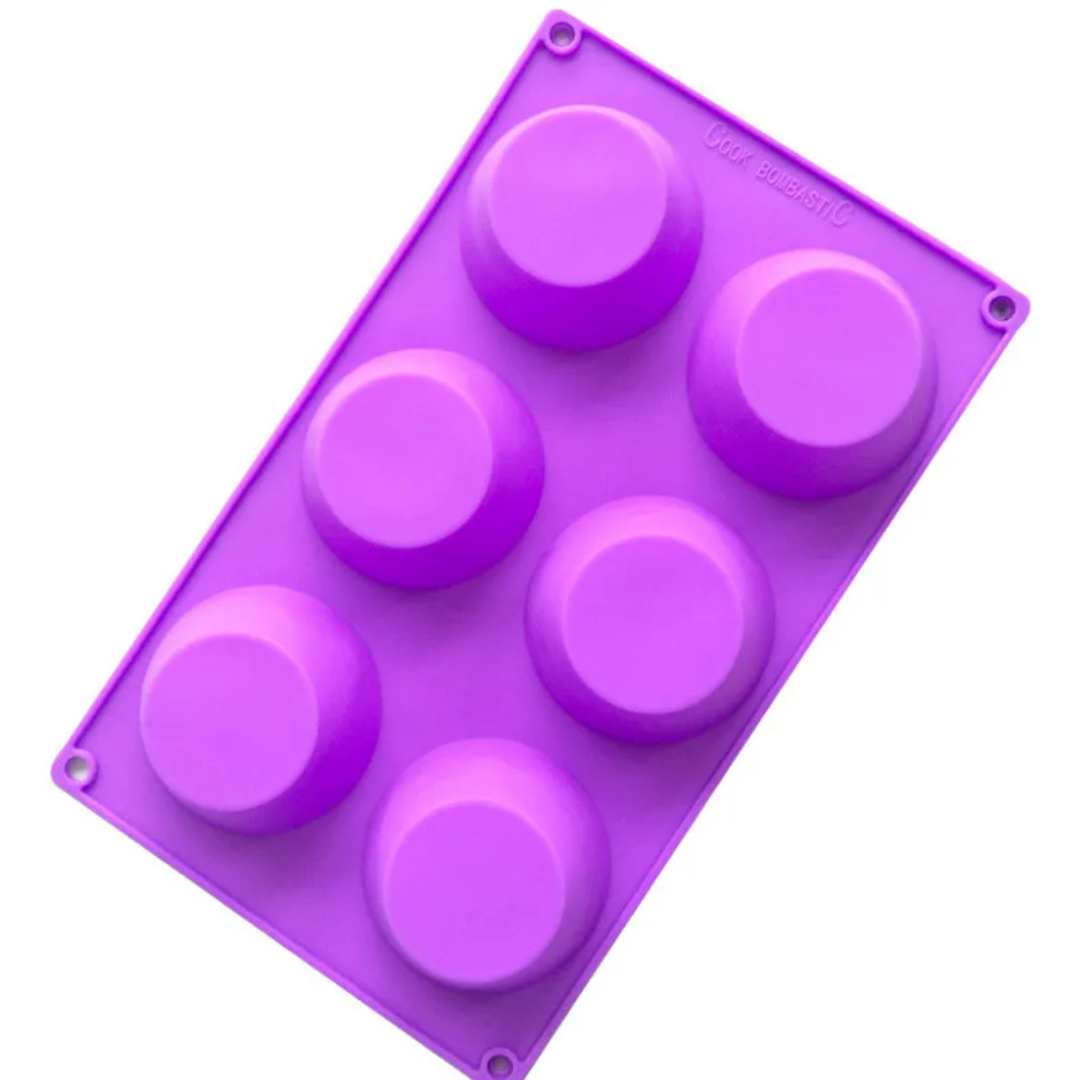 Chocolate Dessert Cup & Shell Silicone Mold – 6 Cavity
