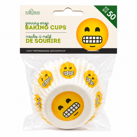 Emoji Cupcake Liners 50 Count | Standard Emoji Baking Cups for Parties