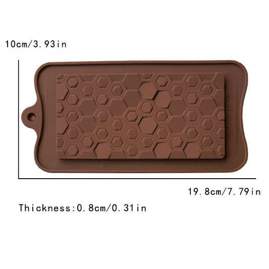 Honeycomb Cookie Bar & Chocolate Bar Silicone Mold